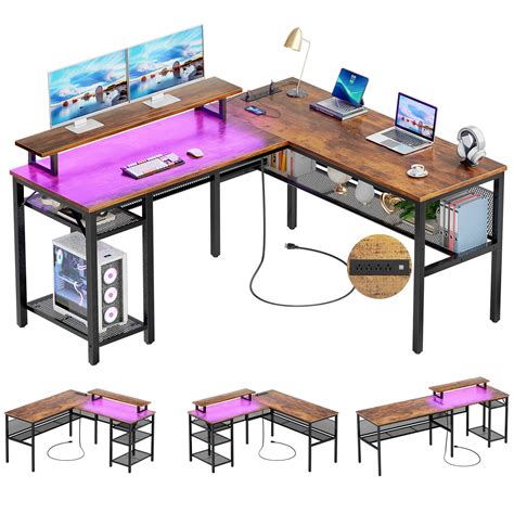 unikito l shaped desk|unique l shaped desk.